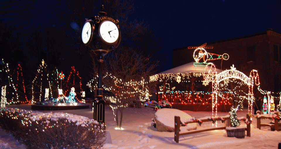 Downtown Park Christmas Lights